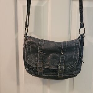 4/$15 SALE Sparrow True | Vegan Black Leather Purse Shoulder Bag Beautiful